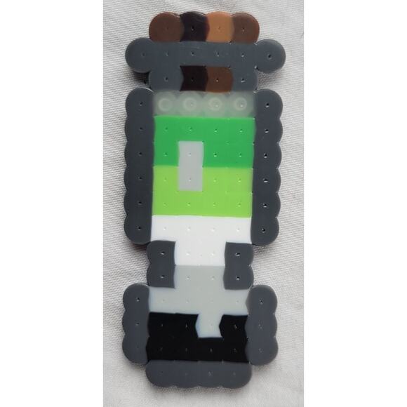 Aromantic LGBT Potion Perler Pixel Art - Picture 1 of 2